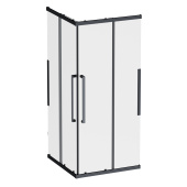 Душевое ограждение Am.Pm Func Square Slide 90х90, черный, прозрачное (W84G-403-9090-BТ) Душевое ограждение Am.Pm Func Square Slide 90х90, черный, прозрачное (W84G-403-9090-BТ)