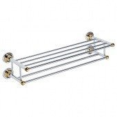 Полотенцедержатель Bemeta - Retro - Хром/Золото (144202258)