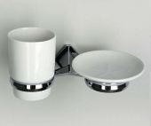 Aller K-1126C Держатель стакана и мыльницы WasserKRAFT (K-1126C)