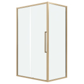 Душ.ограждение 120.K33.02.1270.32.00 Cosmo (120*70*195) золото сатин, стекло прозрачное, 2 места (120.K33.02.1270.32.00)