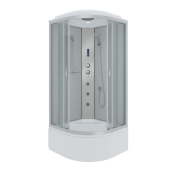 Душ.каб. NG-2308-14F (900х900х2150) высокий поддон(40см) стекло МАТОВОЕ 4 места (23081424F)