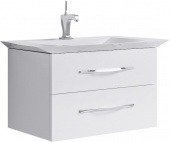 Тумба с умывальником подвесная AQWELLA 5 STARS - Symphony 90 (Sim.01.07/2/W)