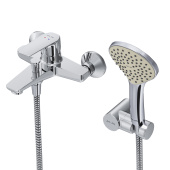 AM.PM Gem, смеситель д/ванны/душа, душ.набор, хром, шт. (F90A15000) AM.PM Gem, смеситель д/ванны/душа, душ.набор, хром, шт. (F90A15000)