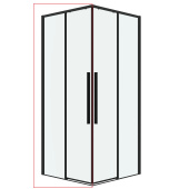 1/2 душ.ограждения 1/2.К33.01.80.21.00 Galaxy (80*195) черный матовый, стекло прозрачное, 1 место (1/2.K33.01.80.21.00) 1/2 душ.ограждения 1/2.К33.01.80.21.00 Galaxy (80*195) черный матовый, стекло прозрачное, 1 место (1/2.K33.01.80.21.00)