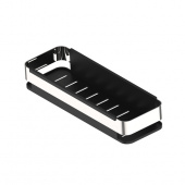 Полка, нержавеющая сталь,черная, IDDIS (SHE13SBi44) Полка, нержавеющая сталь,черная, IDDIS (SHE13SBi44)