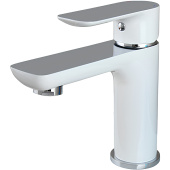 Gappo смеситель белый/хром. д/раковины ф35 - гайка (G1048)