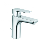 KLUDI PURE&STYLE Однорычажный смеситель на умывальник 100, c донным клапаном (402900575)