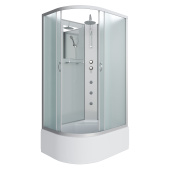 Душ.каб. NG-2310-14RBKTG (1200х800х2000-2400) высокий поддон(40см) стекло МАТОВОЕ 4 места (23101424RBKTG)