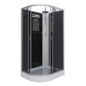 Душ.каб. NG-3512-14RBKT (1200х800х2100-2400) низкий поддон(13см) стекло ТОНИРОВАННОЕ 3 места (35121433RBKT)