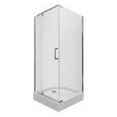 Душевое ограждение Тритон Терра-Хром, 90х90, квад. низ. подд. (3 места+сифонD90мм) (Щ0000053611)