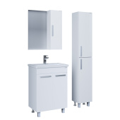 Шкаф-зеркало Grossman "НЕО-70 см" универсал. белый (207023)