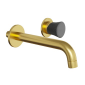 Смеситель для раковины PAINI Domus встраиваемый, брашированное золото PVD (PJ) (18PJ208PZ)