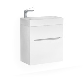 Тумба Jorno Folk 55 подвесная Белая (Folk.01.55/P/W/JR)