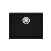 Кухонная мойка Lemark SINARA 540-U подстольного монтажа из кварцгранита цвет: Антрацит (9910073)