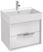 Тумба для раковины Jacob Delafon VIVIENNE 60 см, к. белый блестящий, ф. белый блестящий (EB1666-J5-J5)