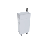 Тумба 1Marka с раковиной Laura 40Н 1д. Белый глянец L (У85929) Тумба 1Marka с раковиной Laura 40Н 1д. Белый глянец L (У85929)