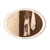 AZARIO зеркало Alba влагостойкое с подсветкой и гравировкой 800*600 (CS00063646)