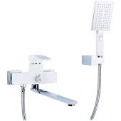 Gappo смеситель белый/хром. д/ван (G2207-7)