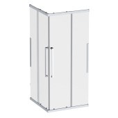 Душевое ограждение Am.Pm Func Square Slide 90х90, мат хром, прозрачное (W84G-403-9090-МТ)