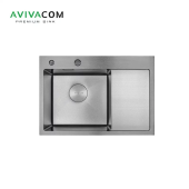 Кухонная мойка AVIVACOM 65*48 нано-сатин, левая (NS6548L) Кухонная мойка AVIVACOM 65*48 нано-сатин, левая (NS6548L)