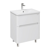 Тумба Grossman напольная "АДЕЛЬ-НОРМА-70 см" с 2-я ящ. белая (ум. Aдель-70) (107018)