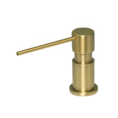 Дозатор для жидких моющих средств Lemark, врезной, цвет: светлое золото (LM8203LGN)