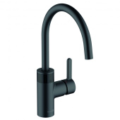 KLUDI E-GO электронный смеситель для кухни, 6 V, глубокий черный матовый (422106675)