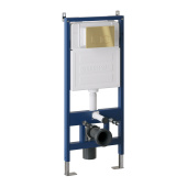 Комплект 3 в 1: инсталляция 900.K31.01.000+клавиша 700.K31.02.300.300 золото глянцев+унитаз GR-4414S (97.4414S.02.300)