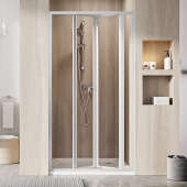 Душевая дверь Ravak Supernova SDZ3-90 см белый профиль, прозрачное стекло (02V701O2Z1)