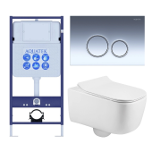 Унитаз с инсталляцией SET AQUATEK ЛУГАНО-018 4в1 (SET AQUATEK ЛУГАНО-018 4в1)