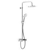 Damixa Jupiter душевая система с душевым ТМС смесителем-полкой, хром (977750000)