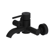 Смеситель для ванной и душа Damixa Scandinavian Pure, чёрный (361000300)