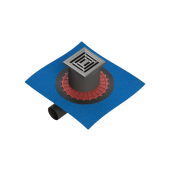 Душевой трап Vitra Square 10х10, SC800, с гидроизоляцией, горизонтальный сифон, матовый хром (59980103000)