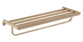 Полка для полотенец Nofer Verona золотая (16843.G) Полка для полотенец Nofer Verona золотая (16843.G)