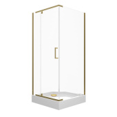 Душевое Ограждение Тритон Терра-Голд, 90х90, квад. низ. подд. (3 места+сифонD90мм) (Щ0000073931)