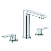 KLUDI ZENTA SL Однорычажный смеситель для раковины 100, донный клапан PUSH-OPEN (482980565)