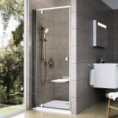 Душевая дверь поворотного типа Ravak Pivot PDOP1-90 сатин+транспарент (03G70U00Z1) Душевая дверь поворотного типа Ravak Pivot PDOP1-90 сатин+транспарент (03G70U00Z1)