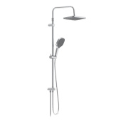Душевая система Damixa Merkur: верх.душ 310*200 мм, ручн.душ 3 ф-ции 130*250 мм, штанга 1050-1450, хр (940000000)