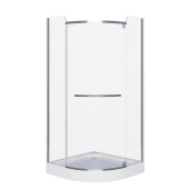 Душ.ограждение GR-7090 Classic 90*90*190 полукруг, дверь распашная 1 место (GR-7090)