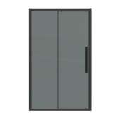 Дверь в нишу 100.K33.02.100.21.10 Cosmo (100*195) черный матовый, стекло тонированное, 1 место (100.K33.02.100.21.10)