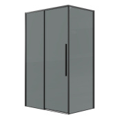 Душ.ограждение 120.K33.01.1280.21.10 Galaxy (120*80*195) черный матовый, стекло тонированное, 2 мест (120.K33.01.1280.21.10)