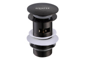 Сливной набор для раковины AQUATEK, матовый черный (AQ6001MB)