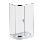 AM.PM Like Solo Slide 120 Душ. ограждение Like 120x80, стекло прозрачное, проф хром глянц (W83G-302U120CT)