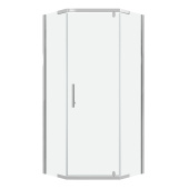 Душевое ограждение Niagara Eco NG-1009-14D (90х90х190) трапеция,распашное,хром,стекло прозрачное,1 место (NG-1009-14D)