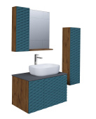 Тумба Grossman подвесная "АЛЬБА-80 см" с 2-я ящ. веллингтон/бриз (ум.GR-3016) (108012)