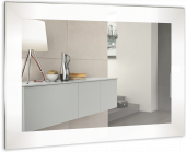 Зеркало Aquanika Basic с подсветкой и сенсорным выключателем /80х60/ (AQB6080RU46)