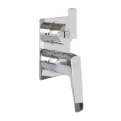 Смеситель для ванны PAINI Bari встраиваемый, хром CROMO3 (CR) (RTCR6911)