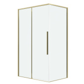Душ.ограждение 120.K33.01.1270.32.00 Galaxy (120*70*195) золото сатин, стекло прозрачное, 2 места (120.K33.01.1270.32.00)