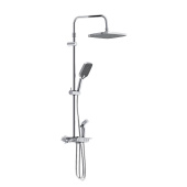 Душевая система Damixa Gala ДС с ванно-душевым ТМС смесителем-полкой и гиг.душем, хром (953770000)