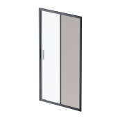 AM.PM Gem Solo Дверь душевая 110х195, стекло тонированное, профиль черный матовый (W90G-110-1-195BG) AM.PM Gem Solo Дверь душевая 110х195, стекло тонированное, профиль черный матовый (W90G-110-1-195BG)